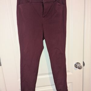 Burgundy Pants